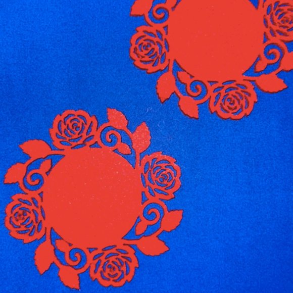 Set of 4 felt rose coasters - Picture 1 of 4